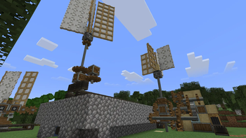 Cobblestone generator and iron generator