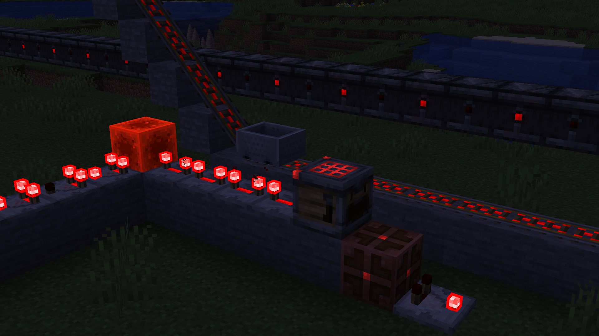 Emissive Redstone Blocks