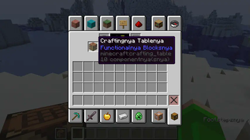 Thisnya... isnya anya Craftingnya Tablenya