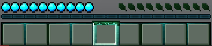 Hotbar, hearts, hungerbar and xp bar textures