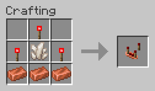 New Comparator Crafting recipe