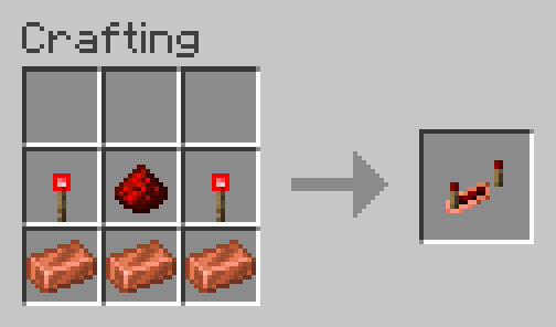 New Repeater Crafting recipe