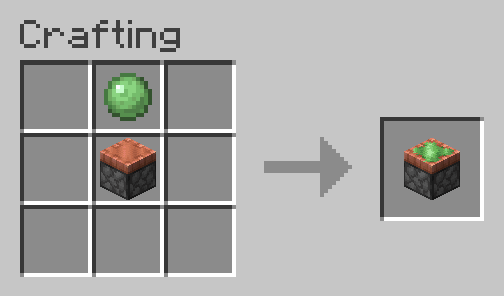 New Sticky Piston Crafting recipe