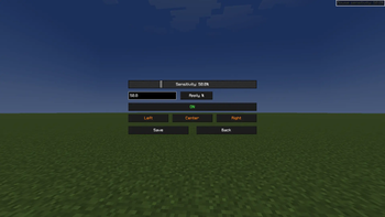 menu options