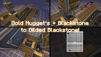 Blackstone + Gold Nuggets to Gilded Blackstone!
