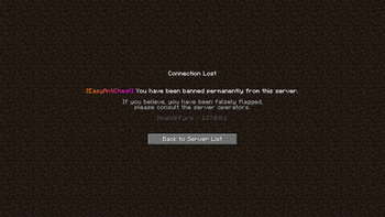 Joining with BAN mode active.