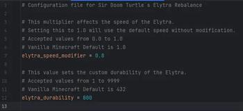 Config File Options