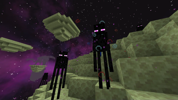 Enderman with potion effects