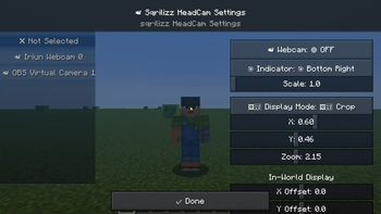 Setting preview