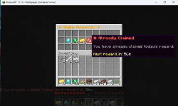 Daily Rewards GUI Preview