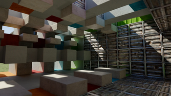 Random scene with metals