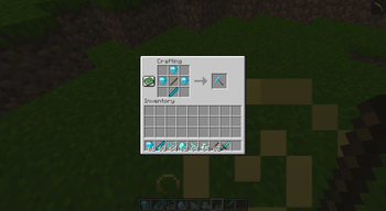 Diamonds Pickaxe Recipe