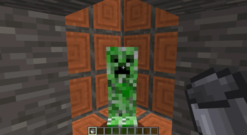 Right Click Creeper with bucket for creeper milk