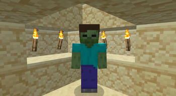 Zombie With Hair