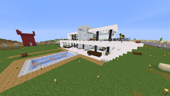 Modern House in this Shader