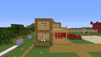 Wooden House in this Shader