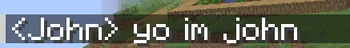 fakechat command result
