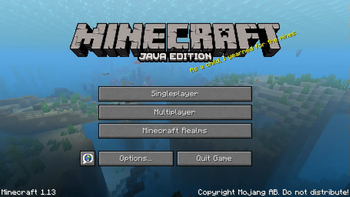 AMCM Splash Texts on 1.13