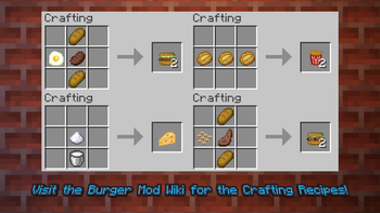 Crafting recipes