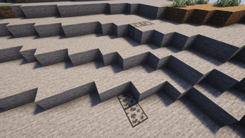 Outlined Coal Ore