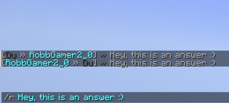 /reply Command