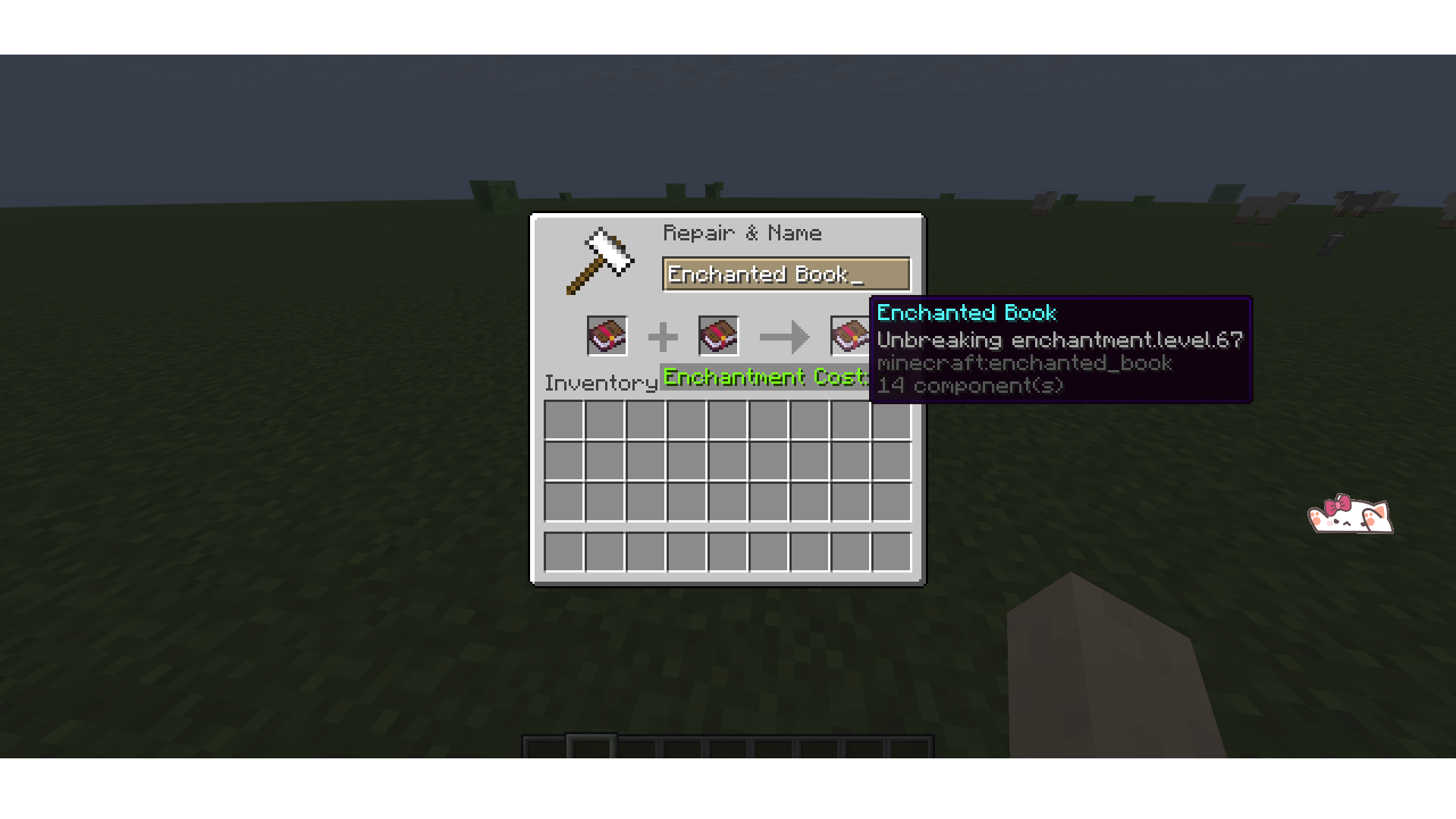 67 level of the enchanted book