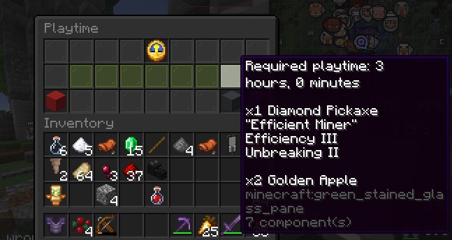 Playtime rewards