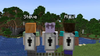 express your desire to have alex steve and steve alex rep your mod with you!!!