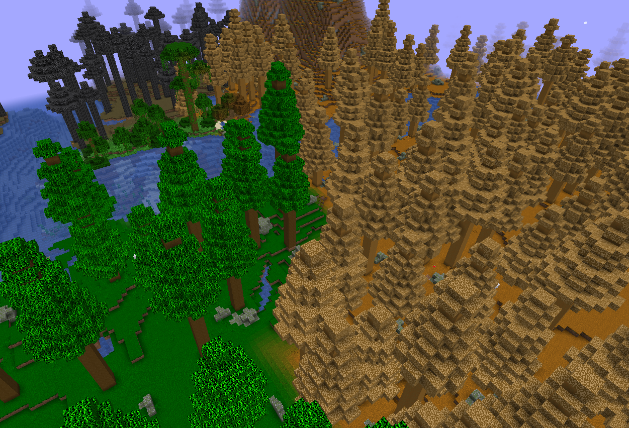 3 out of 4 Biomes!
