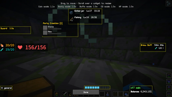 The Widget Movable screen