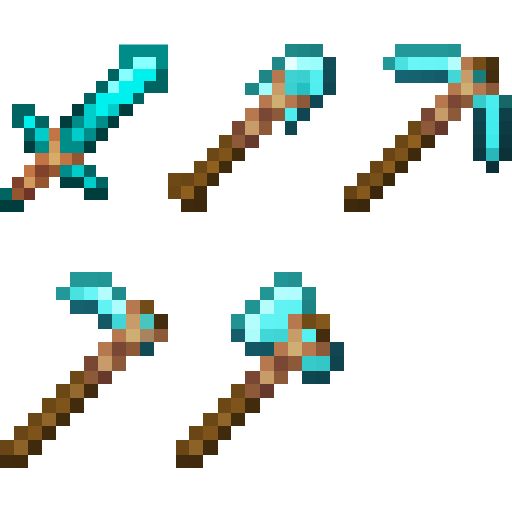 Diamond Tools and Weapons