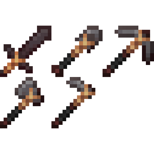 Netherite Tools and Weapons