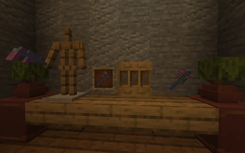 comparison of how the debug stick shows in different places