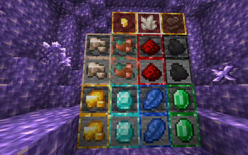 All ores showcase