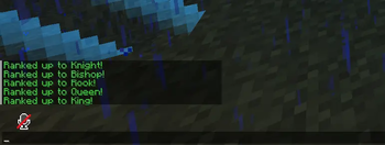 Rank up chat messages