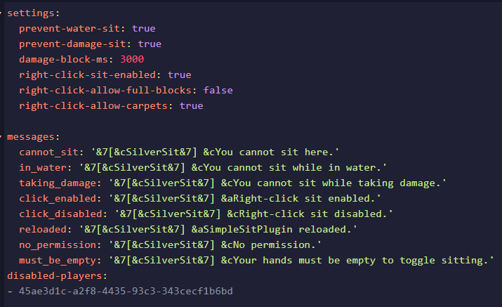 Config File