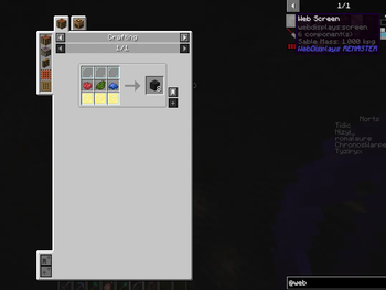 Скриншот: WebDisplays REMASTER Crafts
