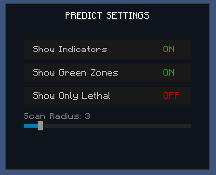 menu (open to minus)