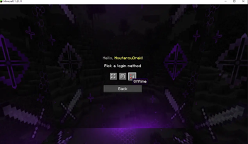 In-game user account switch – cracked accounts supported