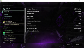 Optimized Settings for PvP