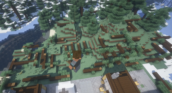 cut wood