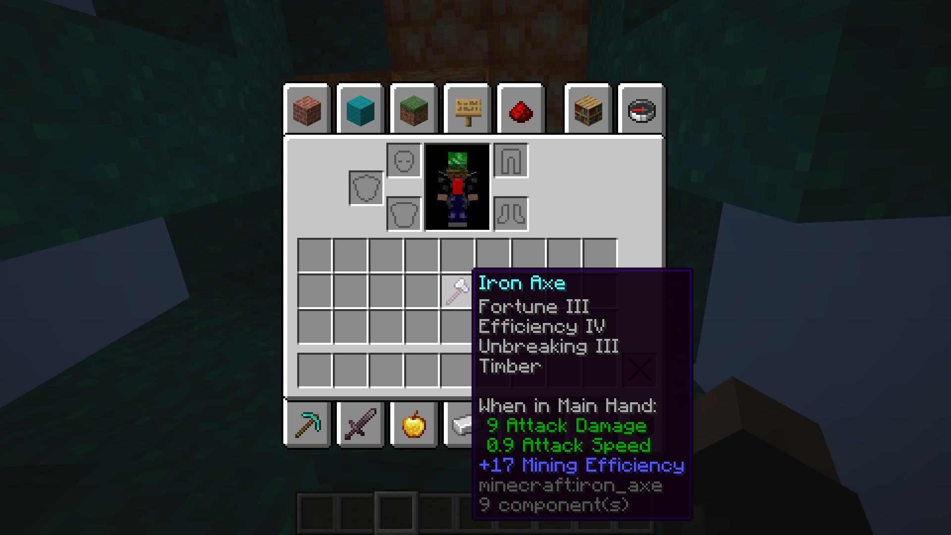 Vanilla Timber Enchantment - Minecraft Data Pack