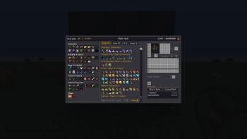 All items = All buttons