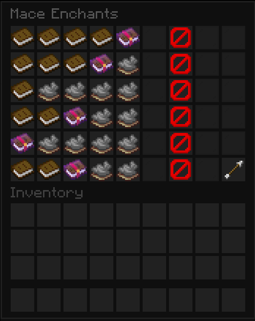 Mace enchantment editor