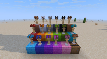 Leather helmets of all 17 variations 