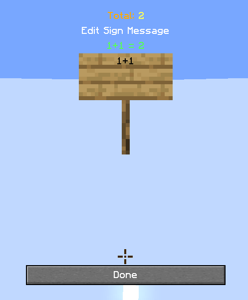 Sign Calculator
