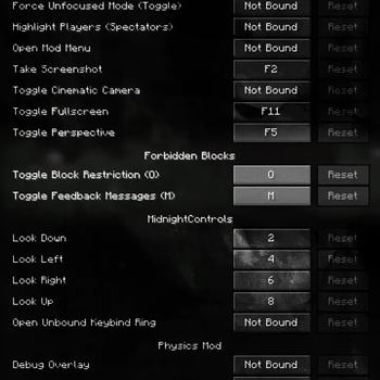 Keybinds