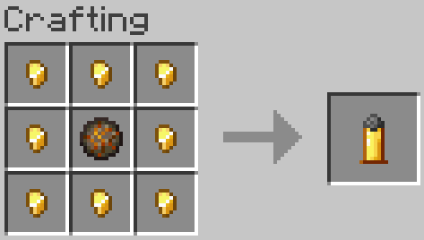 Gold Bullet crafting recipe