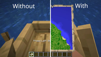 Comparison with map