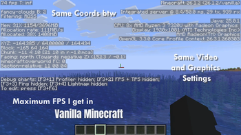 FPS in Vanilla
